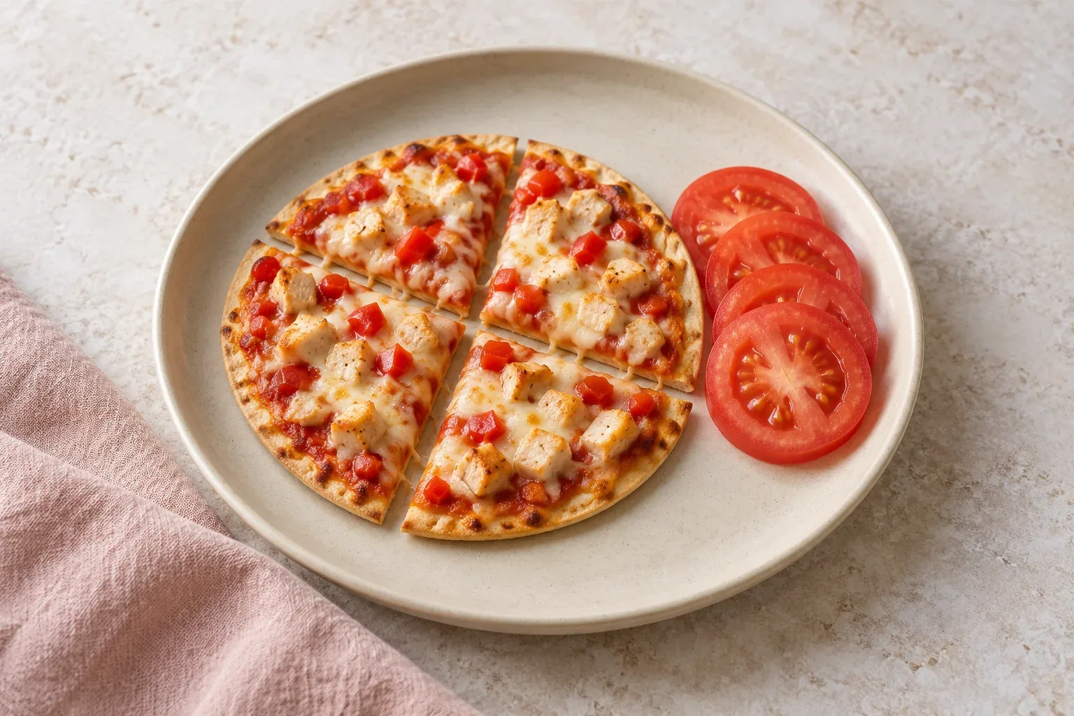 Csirkés tortillapizza serpenyőben – 15 perces vacsora